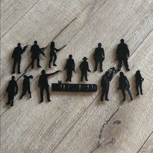 The Walking Dead magnetic character set